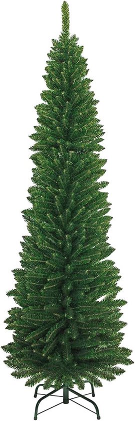 Kunstkerstboom 2,40 m Slank Groen