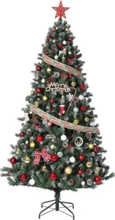 Kunstkerstboom 270 cm besneeuwde kerstboom