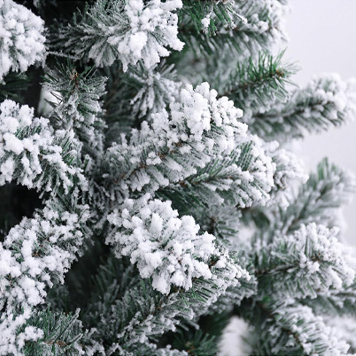 kunstkerstboom 45 cm sneeuwbedekt mini dennenboom wit