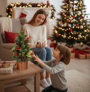 Kunstkerstboom 45 cm – Tafelkerstboom