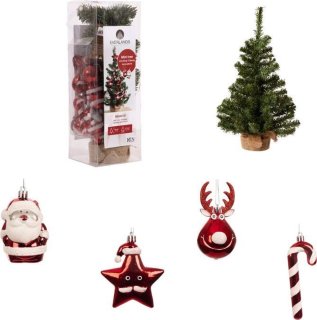 Kunstkerstboom 60 cm met Jute Zak