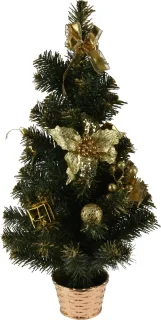 Kunstkerstboom 60 cm met versiering