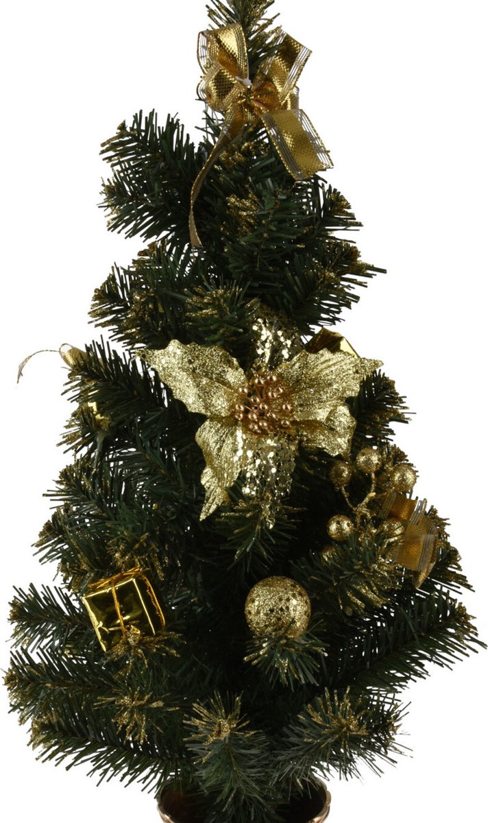 Kunstkerstboom 60 cm met versiering