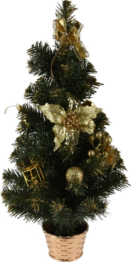 Kunstkerstboom 60 cm met versiering