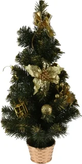 Kunstkerstboom 60 cm met versiering