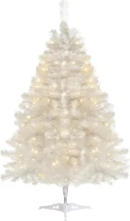 Kunstkerstboom 60 cm mini met lichtketting