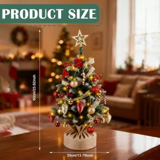Kunstkerstboom 60 cm - Tafelkerstboom