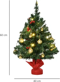 Kunstkerstboom 60 cm - Tafelmodel