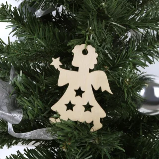 Kunstkerstboom 60cm in pot met zilveren ornamenten