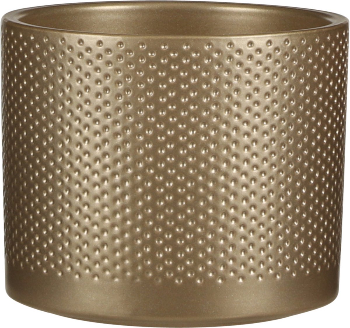 Kunstkerstboom 75 cm met gouden pot