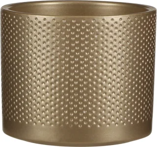 Kunstkerstboom 75 cm met gouden pot