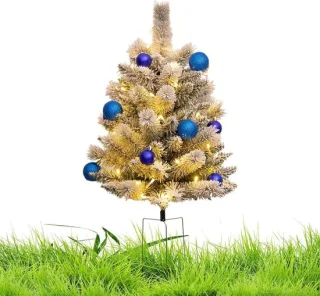Kunstkerstboom 75 cm veelkleurig