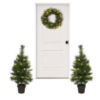 De Kunstkerstboom 90 cm - 3-delig in één oogopslag