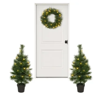 Kunstkerstboom 90 cm - 3-delig