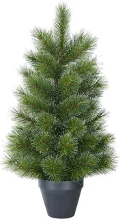 Kunstkerstboom 90 cm in pot groen