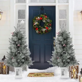 Kunstkerstboom 90 cm PVC dennenboom
