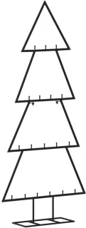 Kunstkerstboom 90 cm zwart metaal