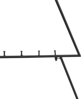 Kunstkerstboom 90 cm zwart metaal