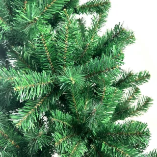 Kunstkerstboom 96 cm met metalen standaard - groen