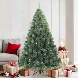 Kunstkerstboom, besneeuwd, groen, 180 cm
