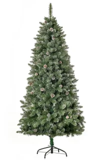 Kunstkerstboom besneeuwde look imitatie Nordmann