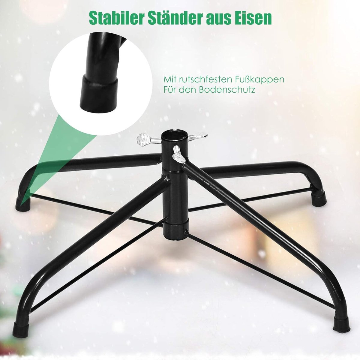Kunstkerstboom Den Groen 180 cm Metalen Standaard
