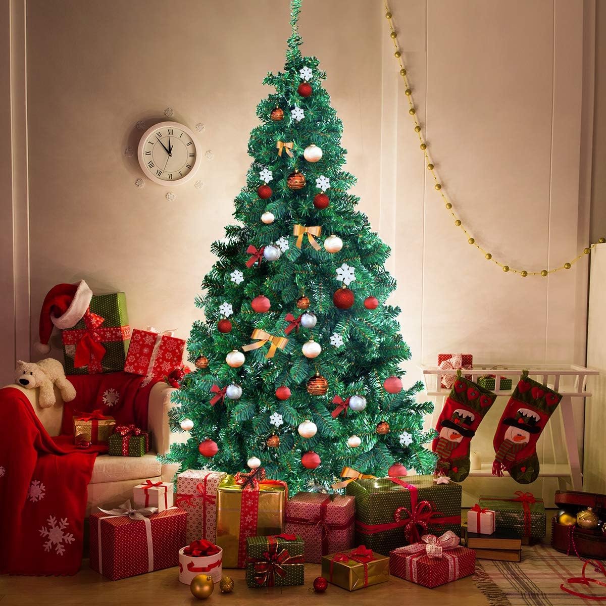 Kunstkerstboom Den Groen 180 cm Metalen Standaard