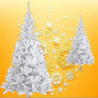 Kunstkerstboom dennen 120 cm wit