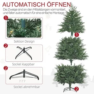 Kunstkerstboom Dennen 180 cm