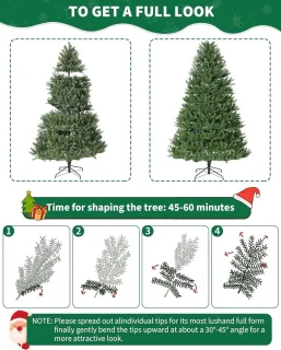 Kunstkerstboom Dennenboom 135 cm