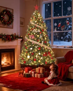 Kunstkerstboom Dennenboom 135 cm