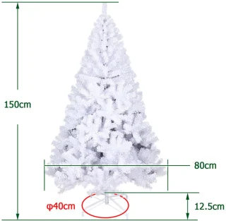 Kunstkerstboom Dennenboom 150 cm - Inclusief standaard
