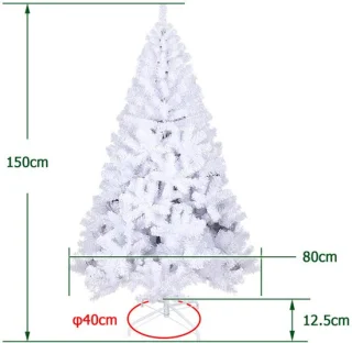 Kunstkerstboom Dennenboom 150 cm - Inclusief standaard