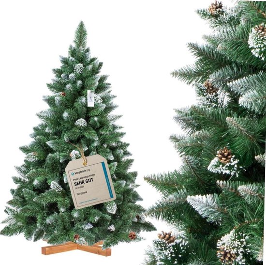 Kunstkerstboom Dennenboom 150 cm Met Houten Stand Made in EU