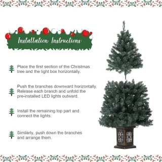Kunstkerstboom Dennenboom 150 cm