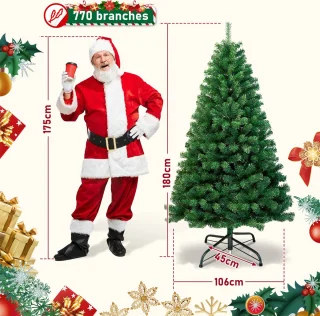 Kunstkerstboom Dennenboom 180 cm Groen