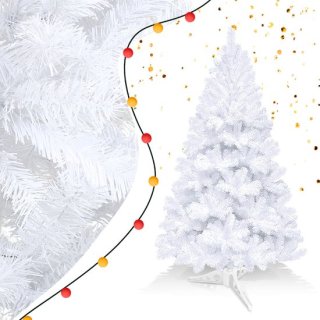 Kunstkerstboom Dennenboom 180 cm Wit – Veilig, snel en onderhoudsvriendelijk