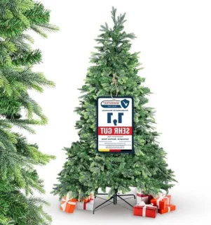 Kunstkerstboom dennenboom 210 cm groen