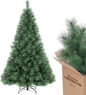 Kunstkerstboom dennenboom 210 cm groen