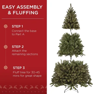 Kunstkerstboom Dennenboom 228 cm