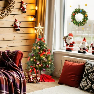 Kunstkerstboom Dennenboom 60 cm - Groen
