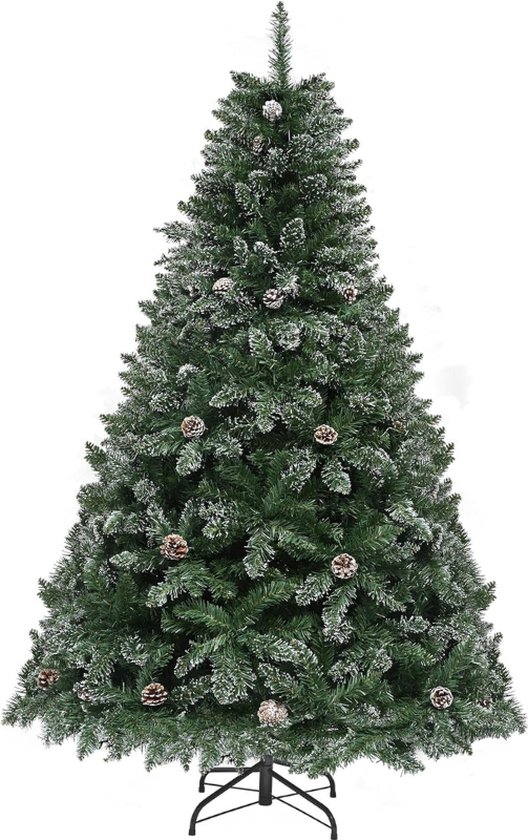 Kunstkerstboom Dennenboom met Stalen Stand 182x105 cm