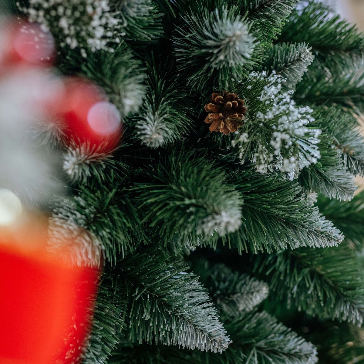 Kunstkerstboom Diamanten Den PVC 180 cm op Stam