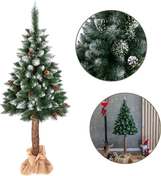 Kunstkerstboom Diamanten Den PVC 180 cm op Stam
