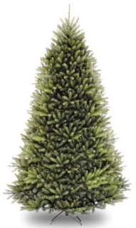 Kunstkerstboom Dunhill-dennenboom 2,4 m met standaard