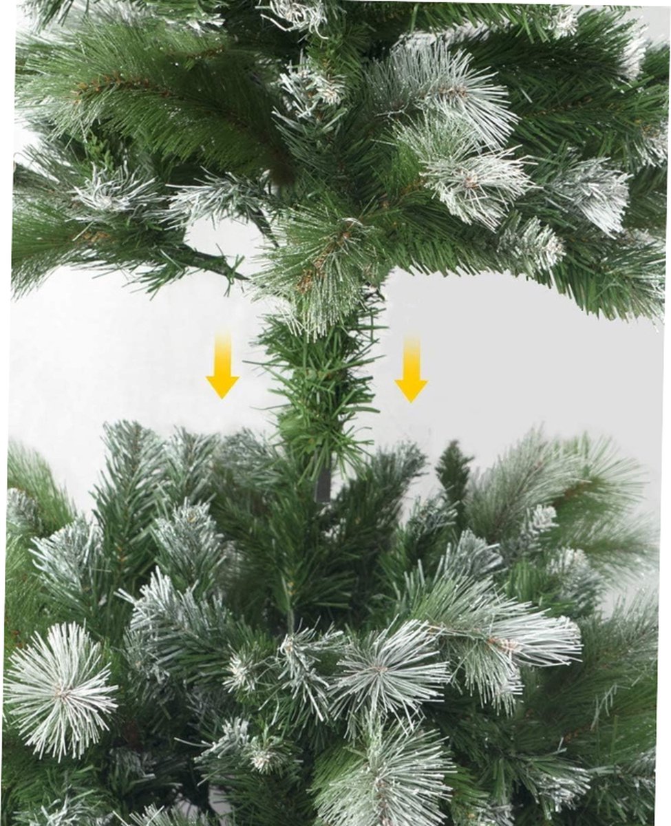 Kunstkerstboom Extra Vol Sneeuwbedekt 150 cm met Metaalstandaard