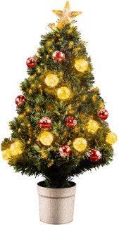 Kunstkerstboom Fiber Optic 90 cm Warm Wit