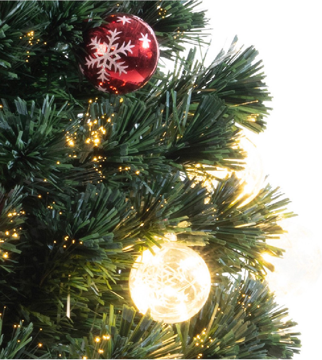 Kunstkerstboom Fiber Optic 90 cm Warm Wit