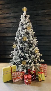 Kunstkerstboom Flock 240 cm