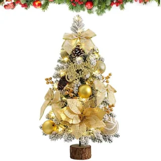 Kunstkerstboom geel 60 cm
